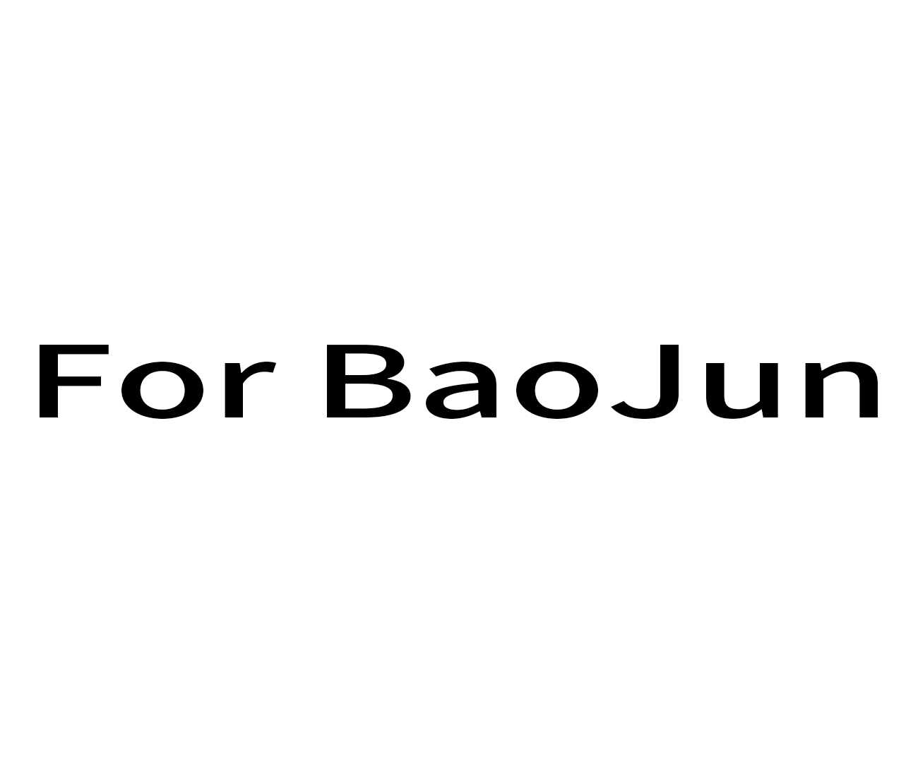 For BaoJun
